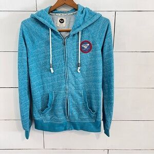 Roxy Terrycloth Full Zip Jacket. Size Small.